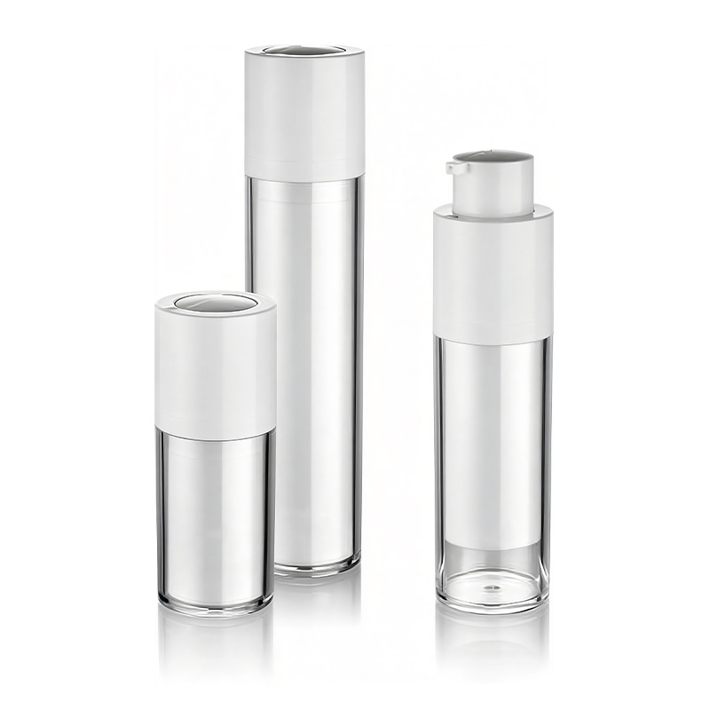 Botella de plástico reemplazable sin aire