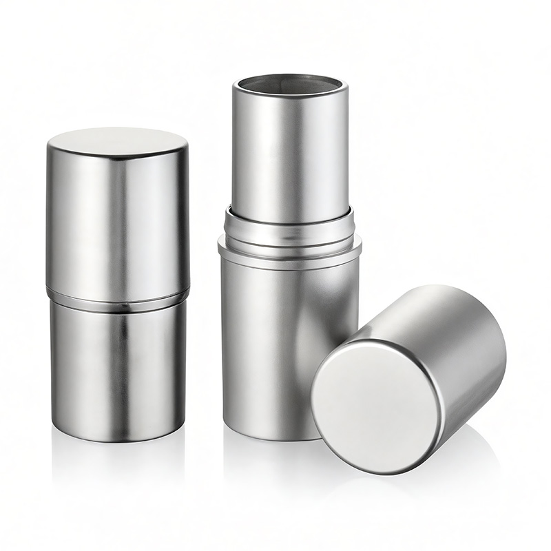 Contenedor de plástico redondo de 6 gramos para varillas de rubor de tamaño mini