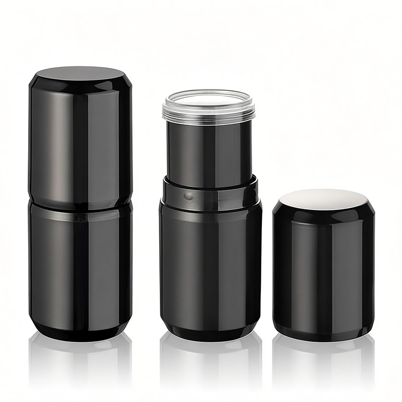 Barra desodorante resaltadora redonda de plástico de tamaño mini de 6 gramos